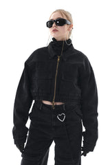 デニムボンバージャケット/DENIM BOMBER JACKET