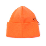 BBD Side Patch Long Beanie (Orange) (4643663413366)