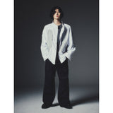 レクシオンカーブドジップオーバーシャツ / REXION CURVED ZIP-OVER SHIRT_WH
