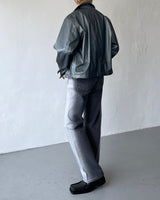 バターX-rayブラックブルーワイドデニム / TC4050-2 Butter X-ray Black Blue Wide Denim
