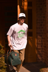 インフィニティーカレッジライフクルーネックアッシュグレイユニセックスTシャツ / Infinite college life crew neck ashgrey Unisex T-shirt