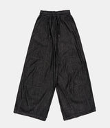 インシジョンバルーンワイドバンディングデニムパンツ