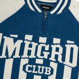 MHGRD クラブハーフジップニット