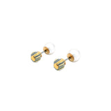 2021 PANTONE stratum pearl earring (YG) (6641915363446)