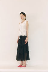 シャーリングブラウス