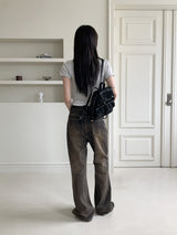Portner Guze Washed Semi Bootcut Denim Pants