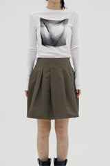 マロンフレアスカート / Marron Flare Skirt (2color)