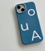 エモーションアイフォンケース / emotion case (blue)