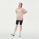 STRIPE HEART ROUND NECK KNIT_PINK (6612837630070)