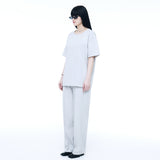 ウーブンTシャツ　クールグレー