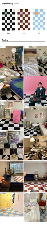 Big check rug (3color)