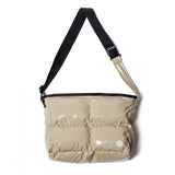 2WAY PADDED MESSENGER BAG_BEIGE