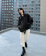 ダミアンバルーンレザージャケット/[引き合い殺到] Damien Balloon Leather Jacket