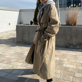 2color UNISEX オーバーサイズマキシトレンチコート / UNISEX Oversized maxi trench coat