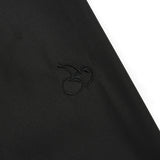 チェリールーバーラベルジップアップフーディジャケット / CHERRY RUBBER LABEL WOVEN ZIP UP HOODIE JUMPER [BLACK] (6671083700342)