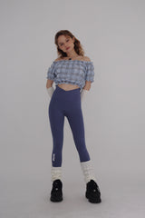 DOUBLELAP LEGGINGS- indi blue (6627531653238)