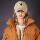 3D Monogram logo corduroy over fit ball cap CREAM