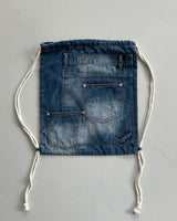 denim rope backpack