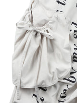 ウィズダムティースローライズラッチドスカート / Wisdom Teeth Low Rise Ruched Skirt BEIGE