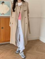 [SHOPPERMADE] Belgian Double Trench Coat (3color)