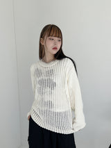 ロペマップニット/Rope Map Knit (2color)