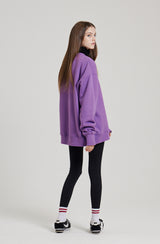POMPEI VARSITY SWEATSHIRT [VIOLET] (6613792587894)