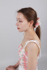 セット ハイティーンノースリーブクロップトップス&シュシュ / SET Highteen Sleeveless Crop Top Scrunchie Pink