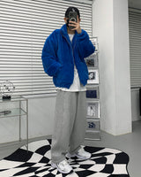 UI Mink Fur Turtleneck Zip-Up Jumper (5 colors)