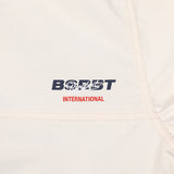 ウィンドブレーカーフーデッドリバーシブルジャケット/BSR2223FWJK036 TWAN WINDBREAKER HOODED REVERSIBLE JACKET CREAM/BLACK