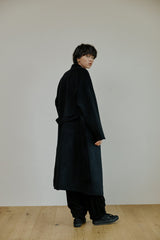 ハンドメイドコート/unisex handmade coat black