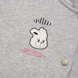ウィッティバニーボタンフーディージップアップ