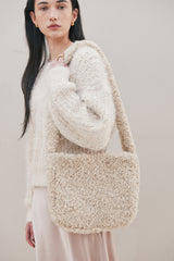 Eco Fur Crossbag (Ivory)