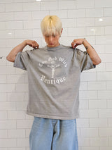 VENTIQUE ピグメントジーザス半袖Tシャツ