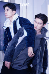 Color Blocked Fleece Zip-Up (6594035089526)