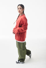 バギーコットンパンツ/MBSRCOPT135 MID90 BAGGY COTTON PANTS KHAKI
