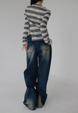 Waist open knit (4color)
