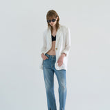 テーラードリネンジャケット / TAILORED LINEN JACKET, WHITE