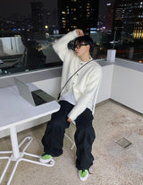 No.0493 1057g ヘビーウールカーディガン