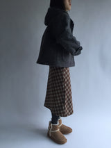 Short duffel coat