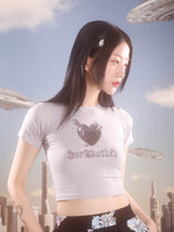 0 2 hardboiled crop t-shirt - GREY (6567587610742)