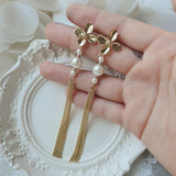 Longdrop Golden Flower Piercing