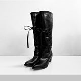 シェロットリボンロングブーツ