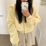 エンブロイダリー２wayフーディジップアップ
