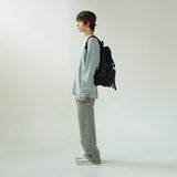 [After Pray Edition] 2-Pocket Cotton Cargo Rucksack (Black&Nickel)