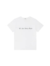 レタリングTシャツ / T1008 LETTERING T-SHIRT_WHITE