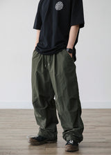  LEO WIDE NYLON PANTS 