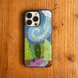 winter forest phone case (epoxy)