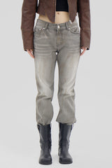 ダストブーツカットデニムパンツ / Dust Bootcut Denim Pants (2color)