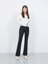 ロングブーツカットデニムパンツ / W71 LONG BOOTS CUT DENIM PANTS