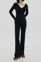 カービーブーツカットパンツ / no.2371 Kirby Bootcut Pants (5color)